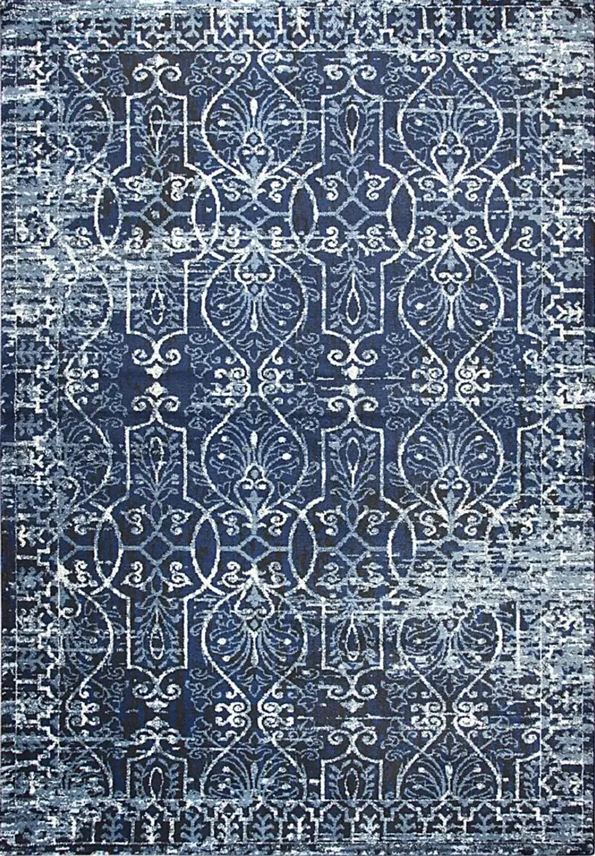 Clarae Blue 5'3 x 7'6 Rug