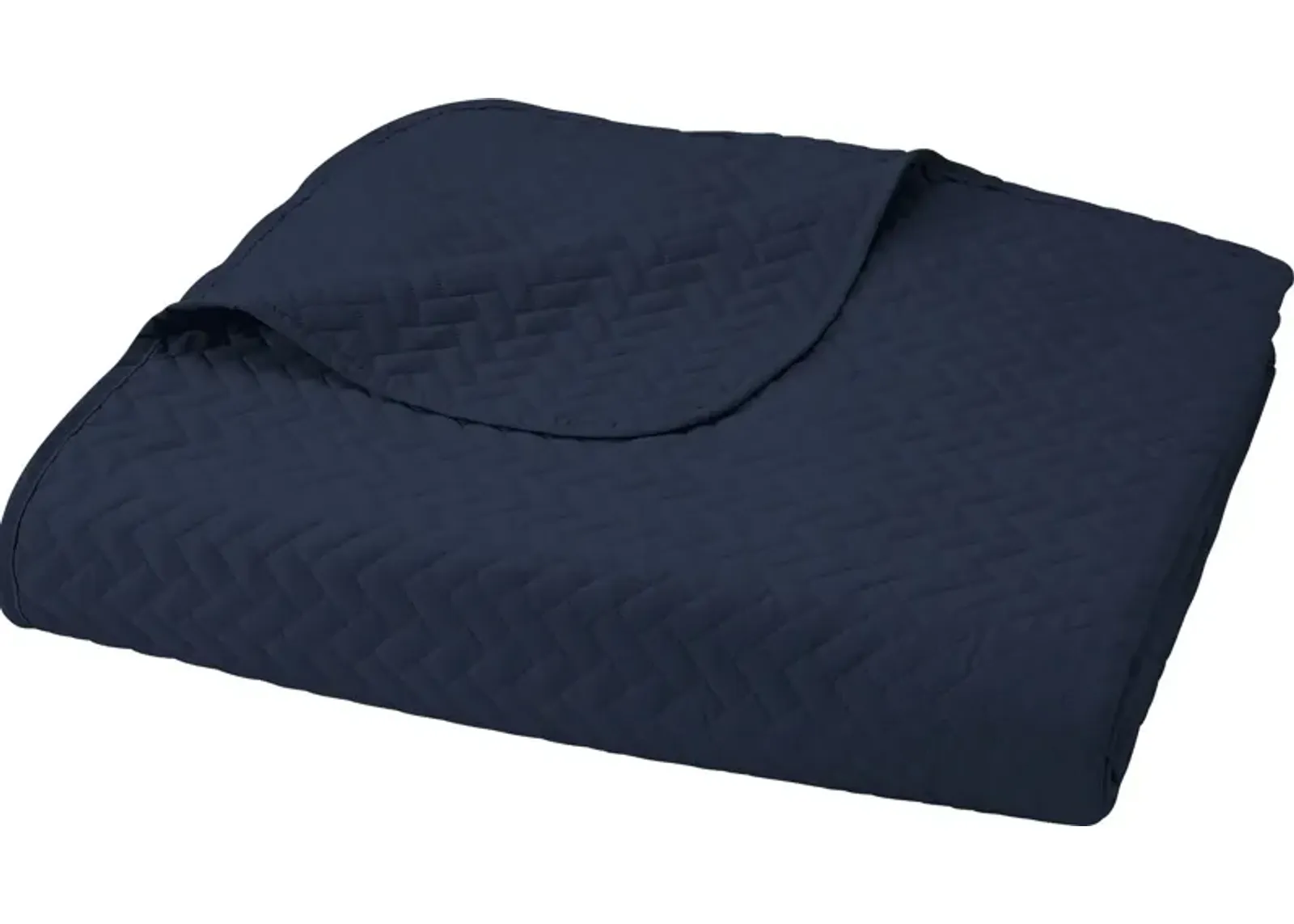 Belden Landing XXII Navy 3 Pc Queen Coverlet Set