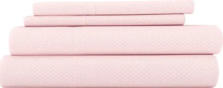 Belden Landing XXV Pink 4 Pc King Bed Sheet Set