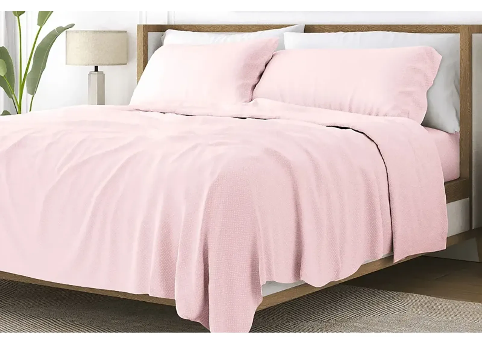 Belden Landing XXV Pink 4 Pc Queen Bed Sheet Set