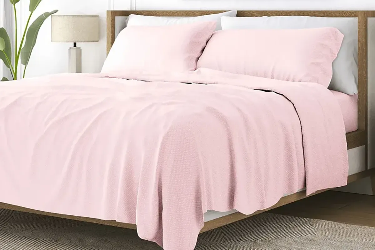 Belden Landing XXV Pink 4 Pc Queen Bed Sheet Set