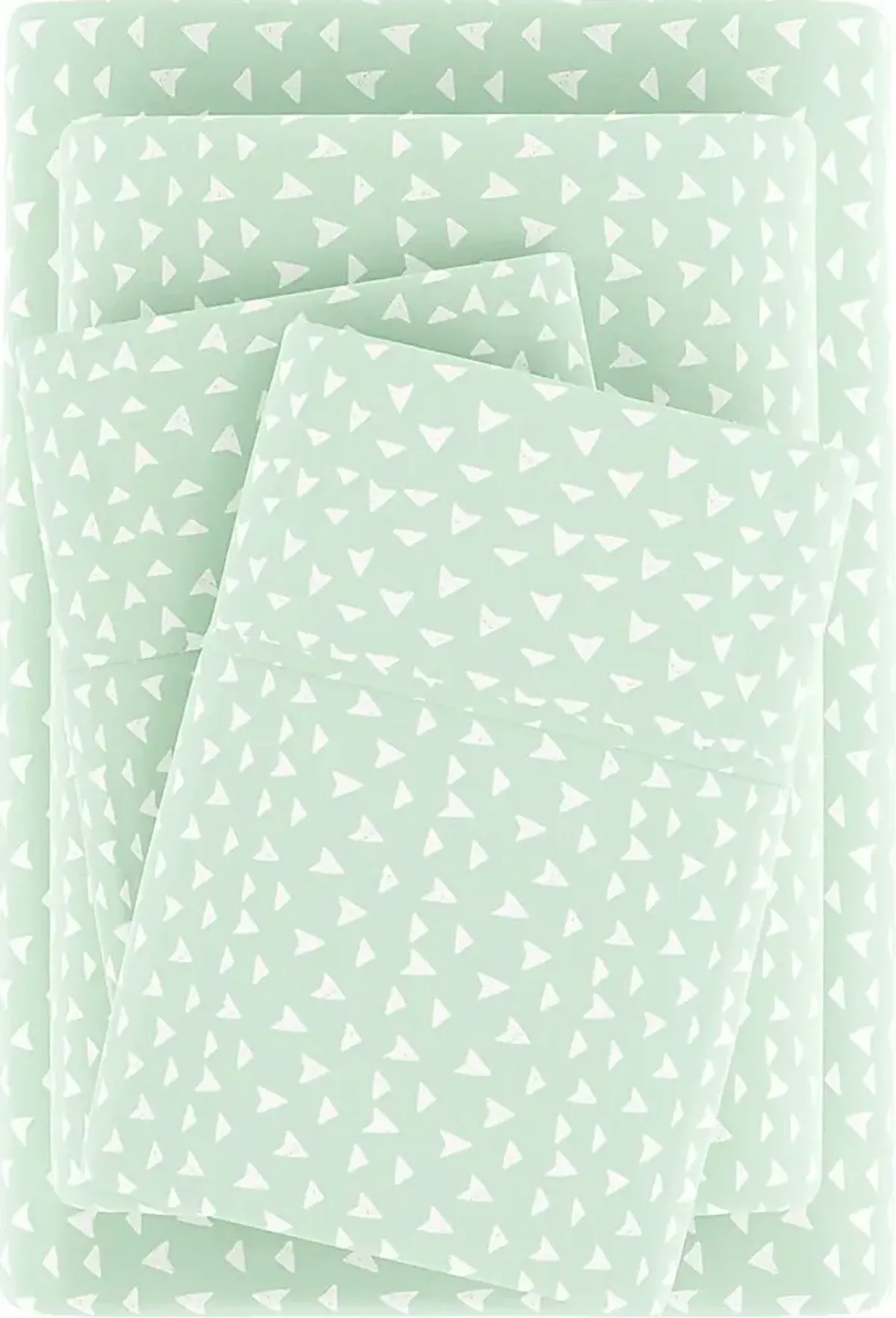 Belden Landing XXVII Jade 4 Pc King Bed Sheet Set