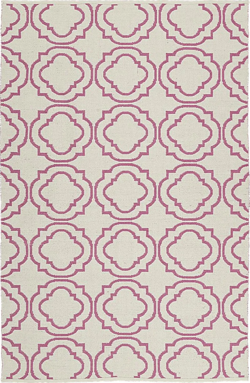 Diaz Pink 8' x 10' Indoor/Outdoor Rug