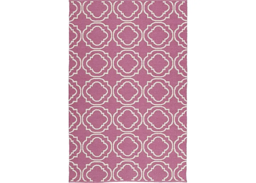 Diaz Pink 8' x 10' Indoor/Outdoor Rug