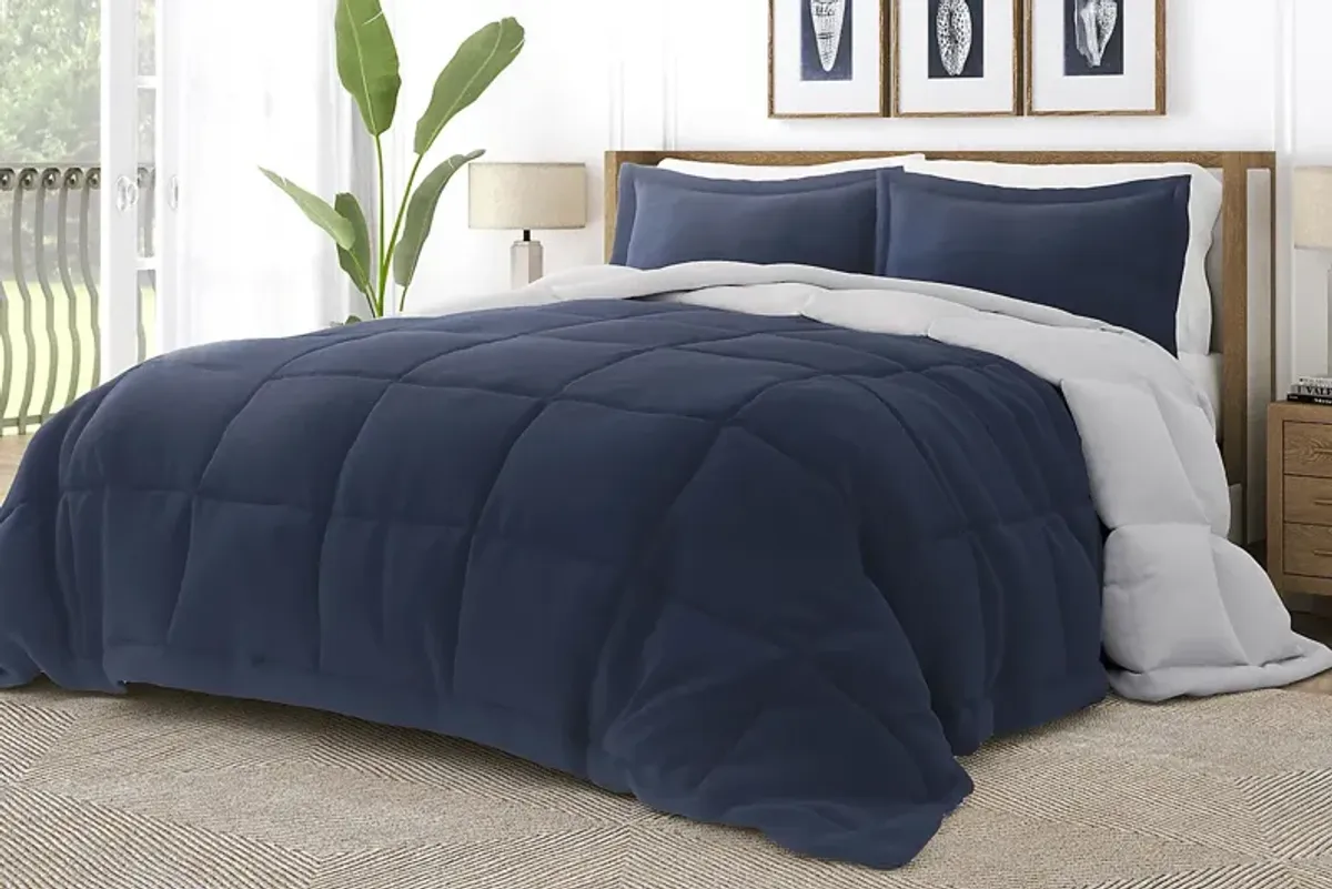 Belden Landing XXXIV Navy 3 Pc King Comforter Set