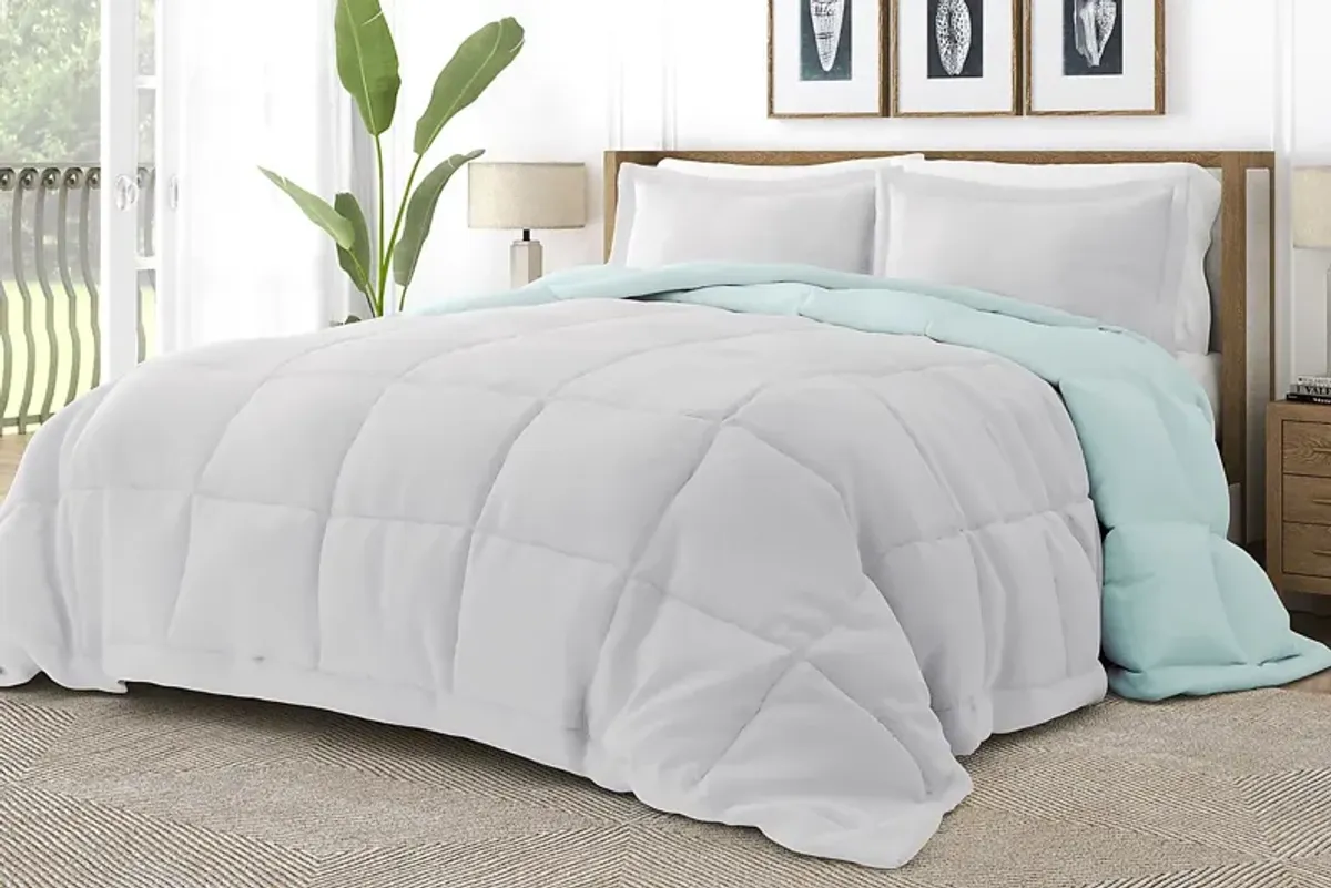 Belden Landing XXXIV Aqua 3 Pc Queen Comforter Set