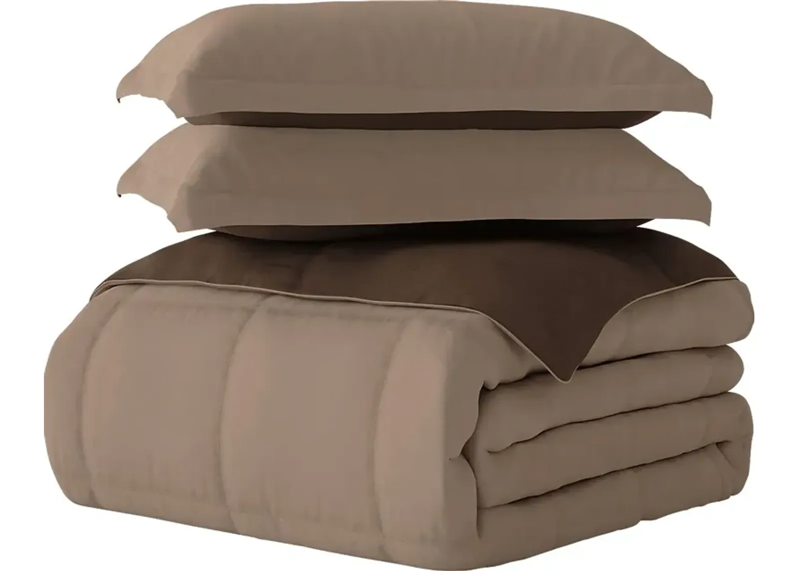 Belden Landing XXXIV Taupe 3 Pc Queen Comforter Set