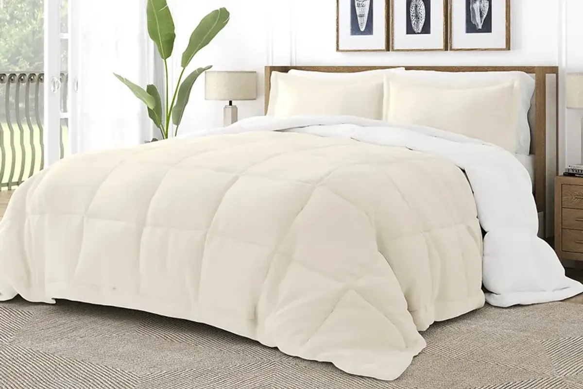 Belden Landing XXXIV White 3 Pc Queen Comforter Set