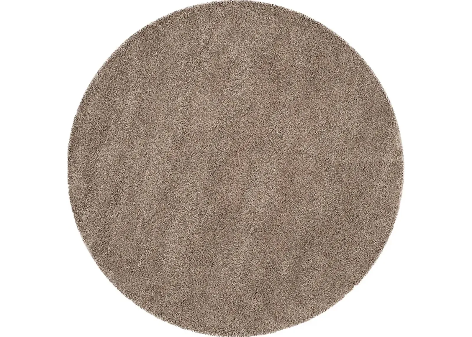 Cleona Taupe 4' Round Rug