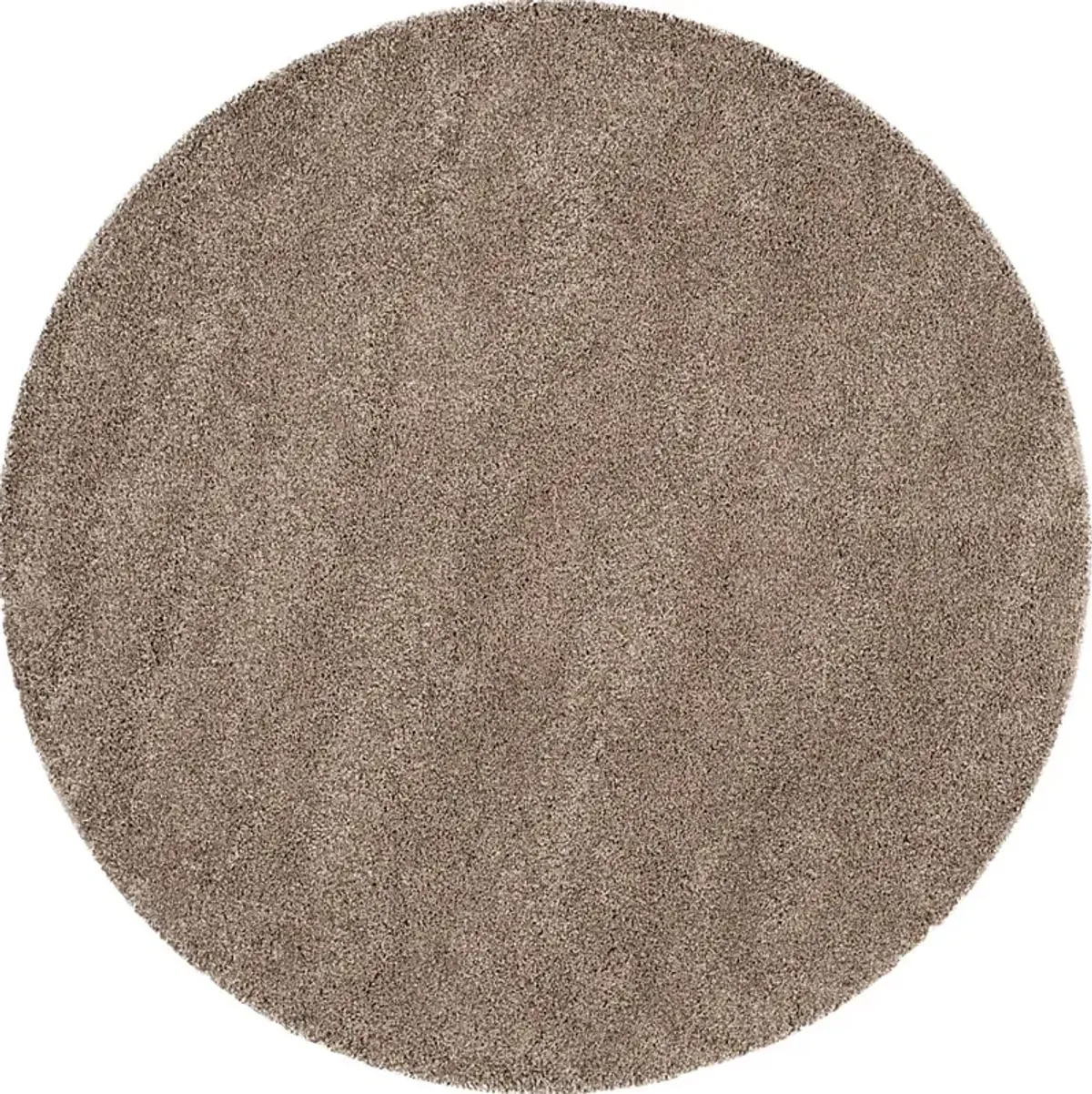 Cleona Taupe 4' Round Rug