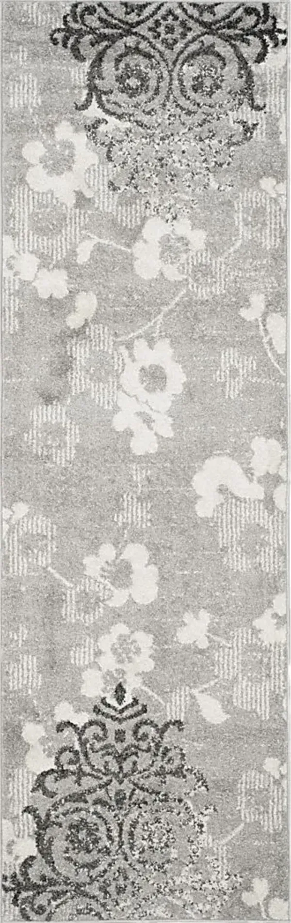 Clarisse Silver 2'6 x 8' Runner Rug