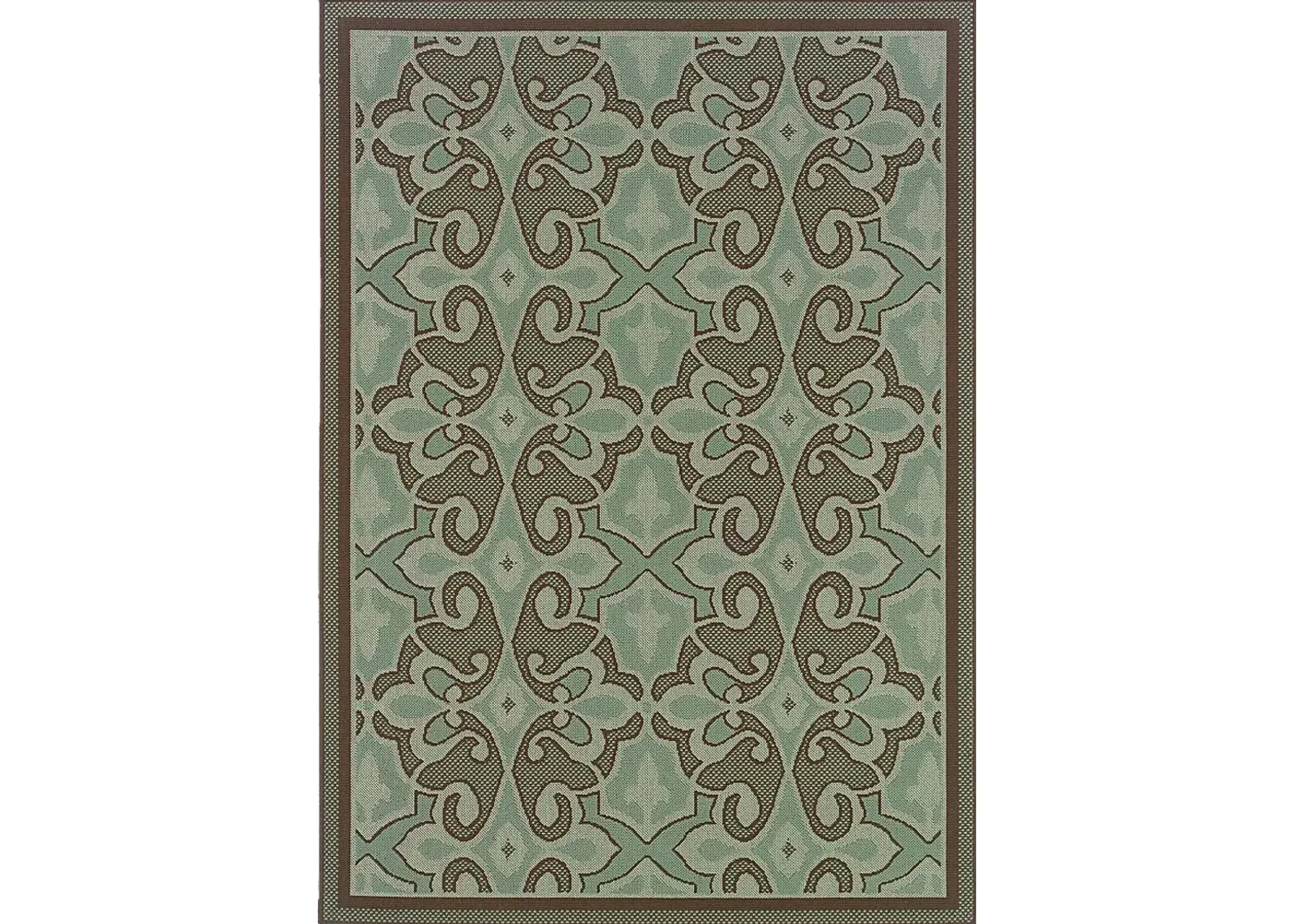 Kiya Blue 6'7 x 9'6 Indoor/Outdoor Rug