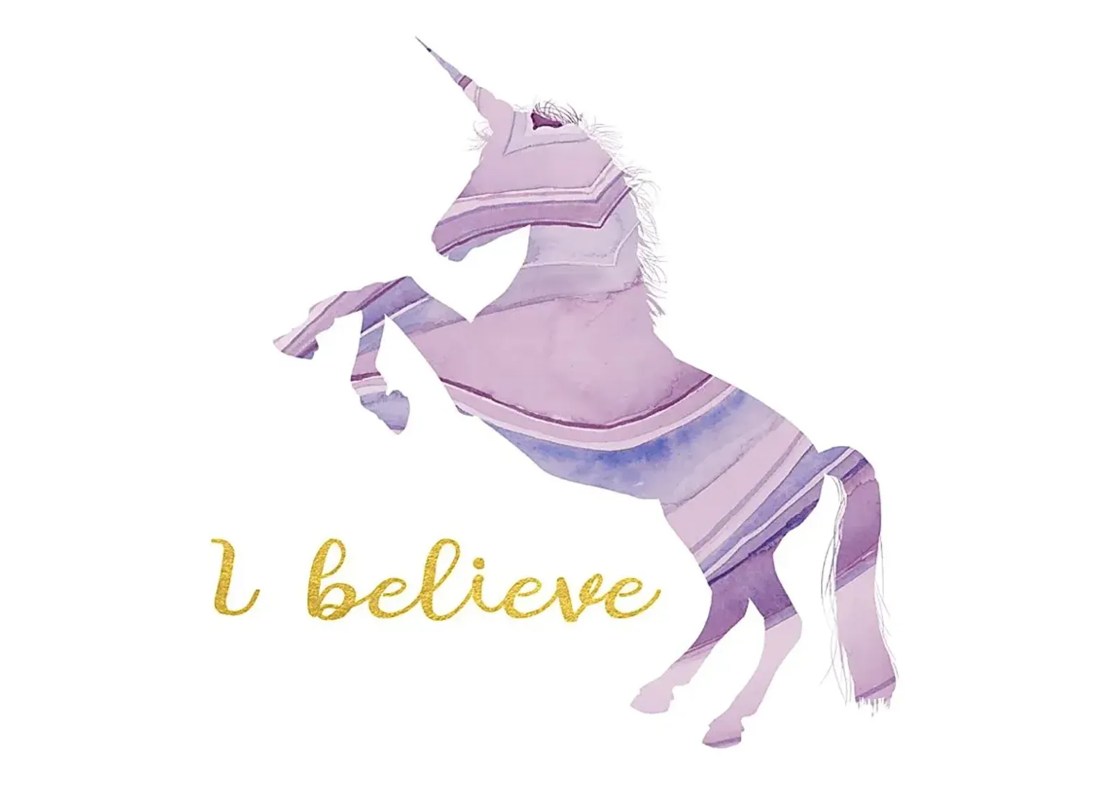 Kids I Believe In Unicorns Artwork