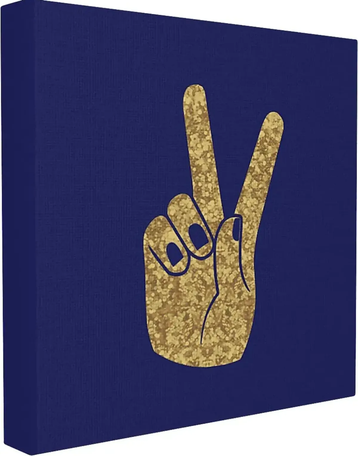 Kids Peace Hand Navy Artwork