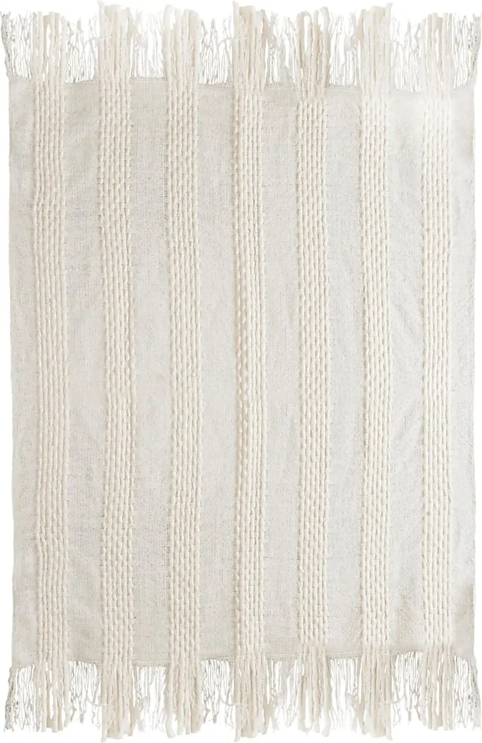 Tara Lane White Throw