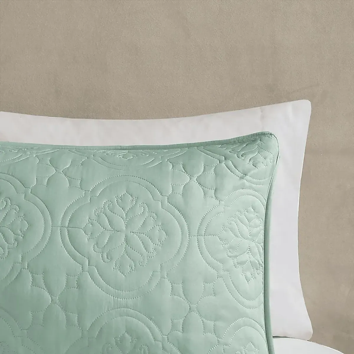 Gingerish Seafoam 3 Pc Full/Queen Bedspread