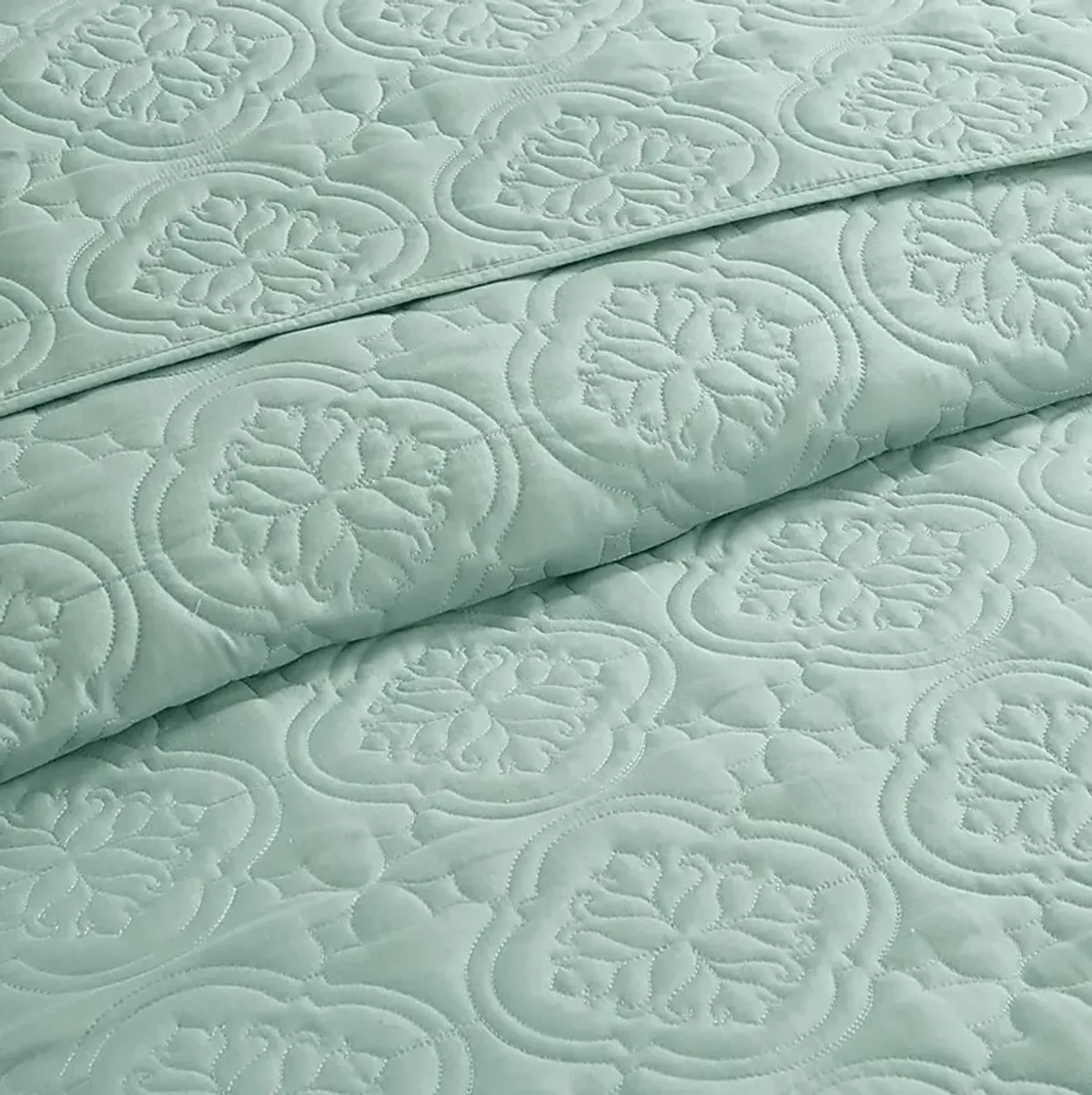 Gingerish Seafoam 3 Pc Full/Queen Bedspread