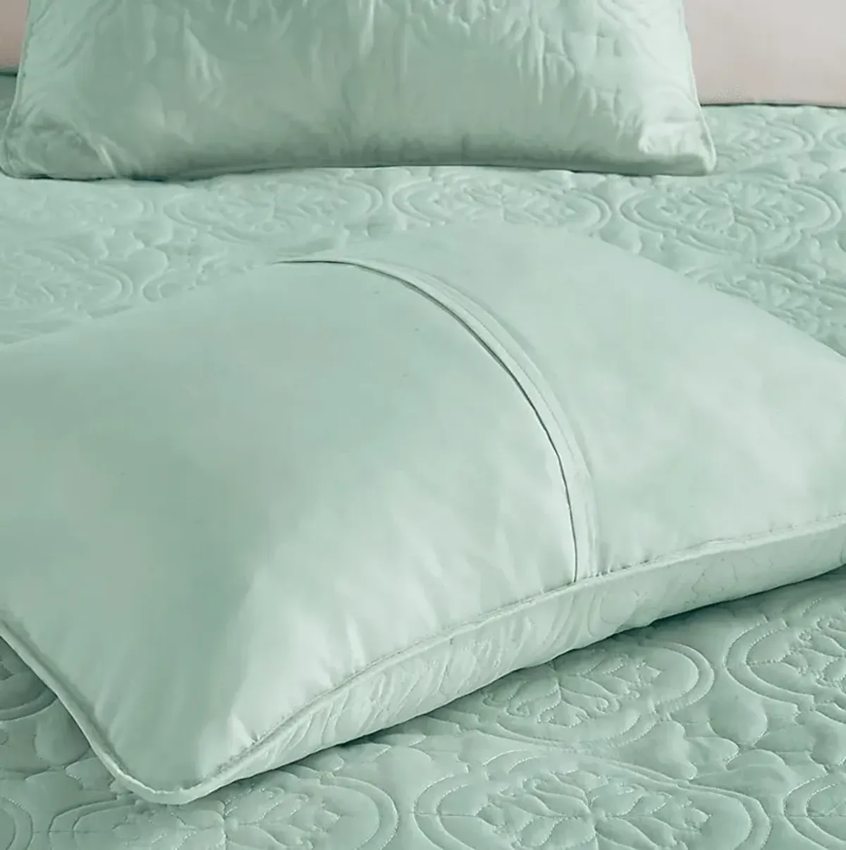 Gingerish Seafoam 3 Pc Full/Queen Bedspread