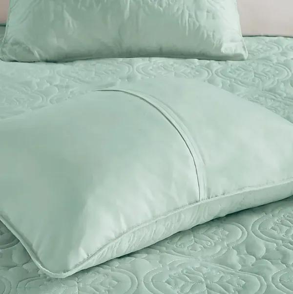 Gingerish Seafoam 3 Pc King/California King Bedspread