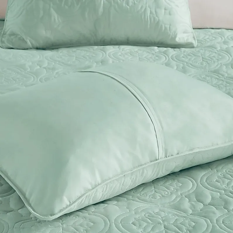 Gingerish Seafoam 3 Pc King/California King Bedspread