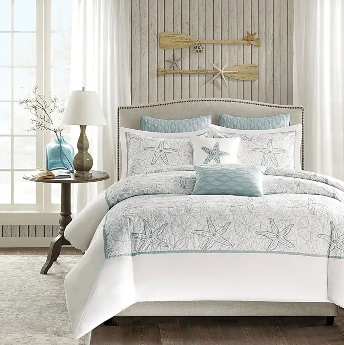 Muscatine White 3 Pc Full/Queen Duvet Set