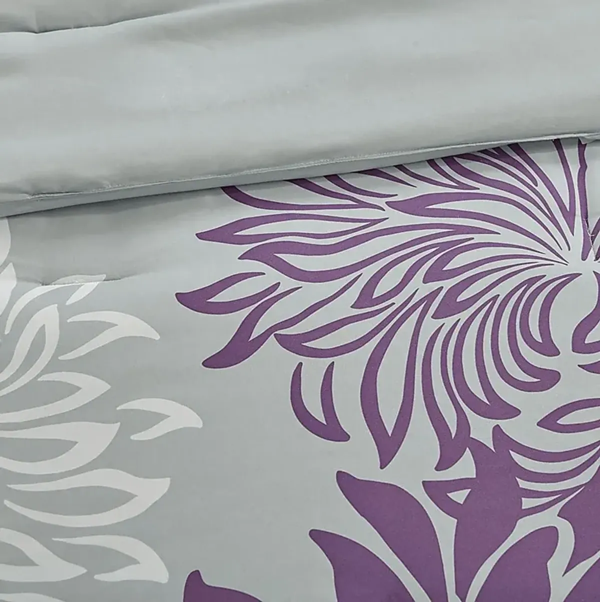 Papania Purple 9 Pc Full Comforter Set