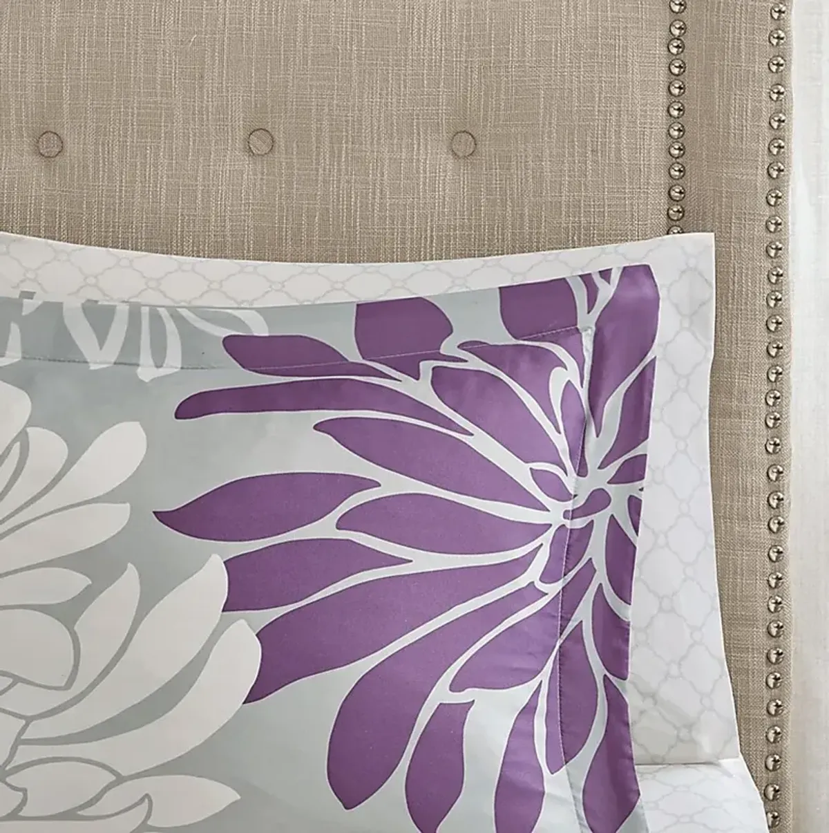 Papania Purple 9 Pc Full Comforter Set