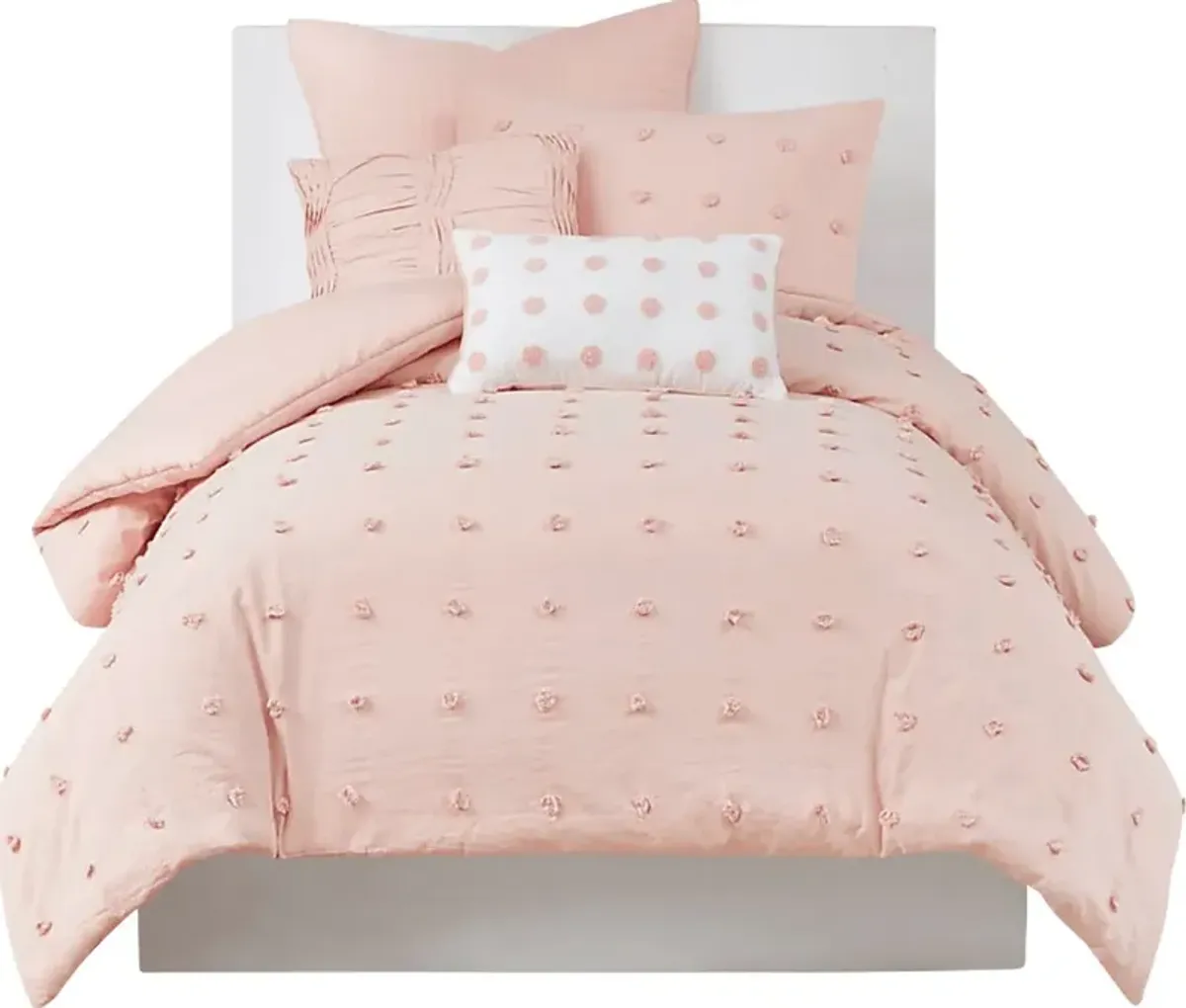 Stroelitz Pink 5 Pc Twin/Twin XL Duvet Set