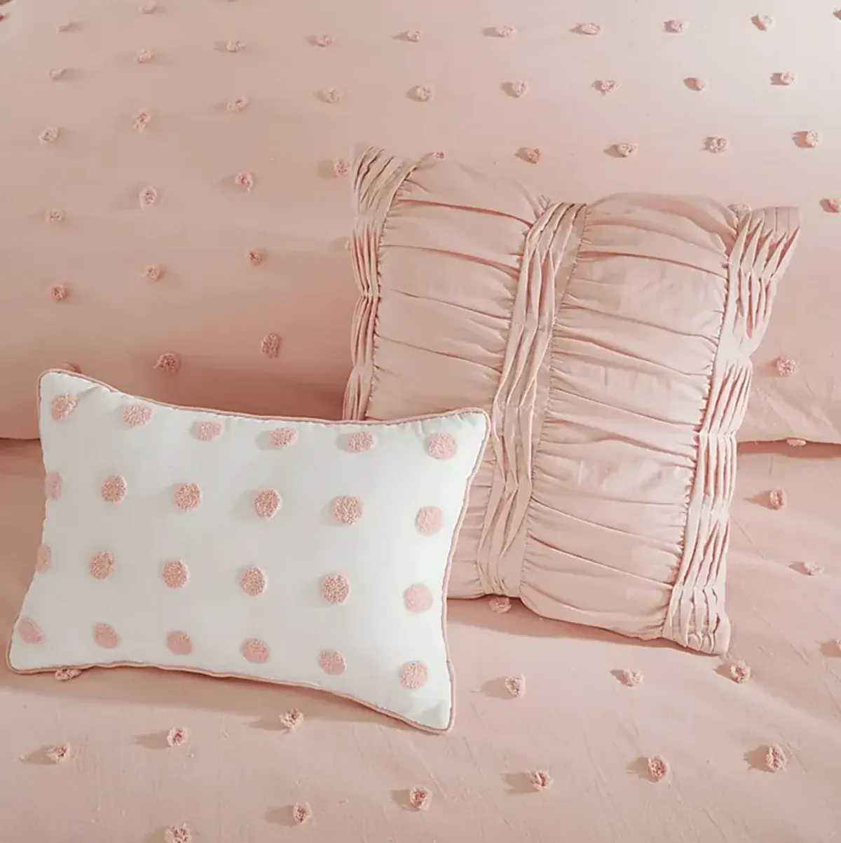 Stroelitz Pink 5 Pc Twin/Twin XL Duvet Set