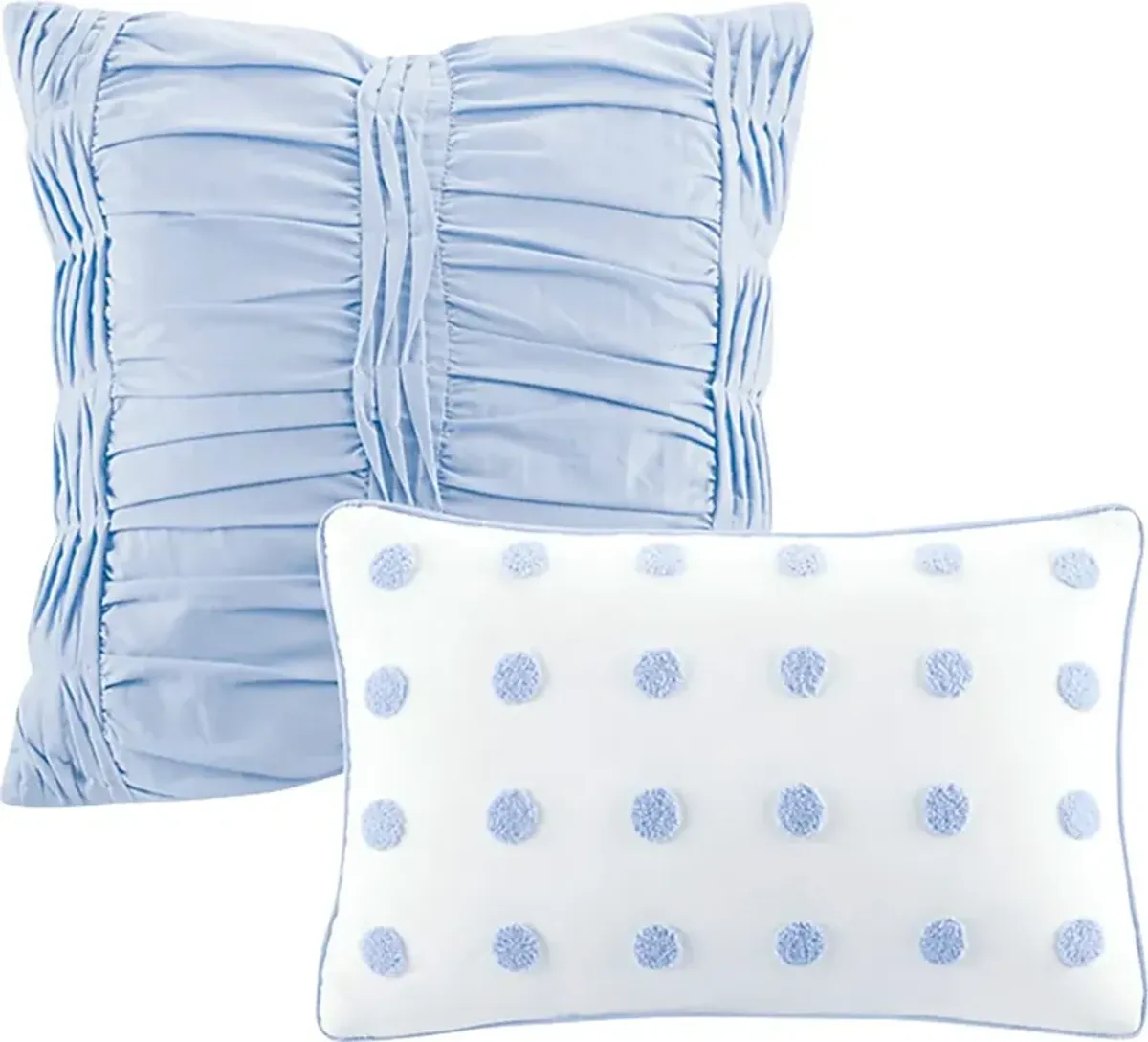 Stroelitz Blue 7 Pc Full/Queen Duvet Set