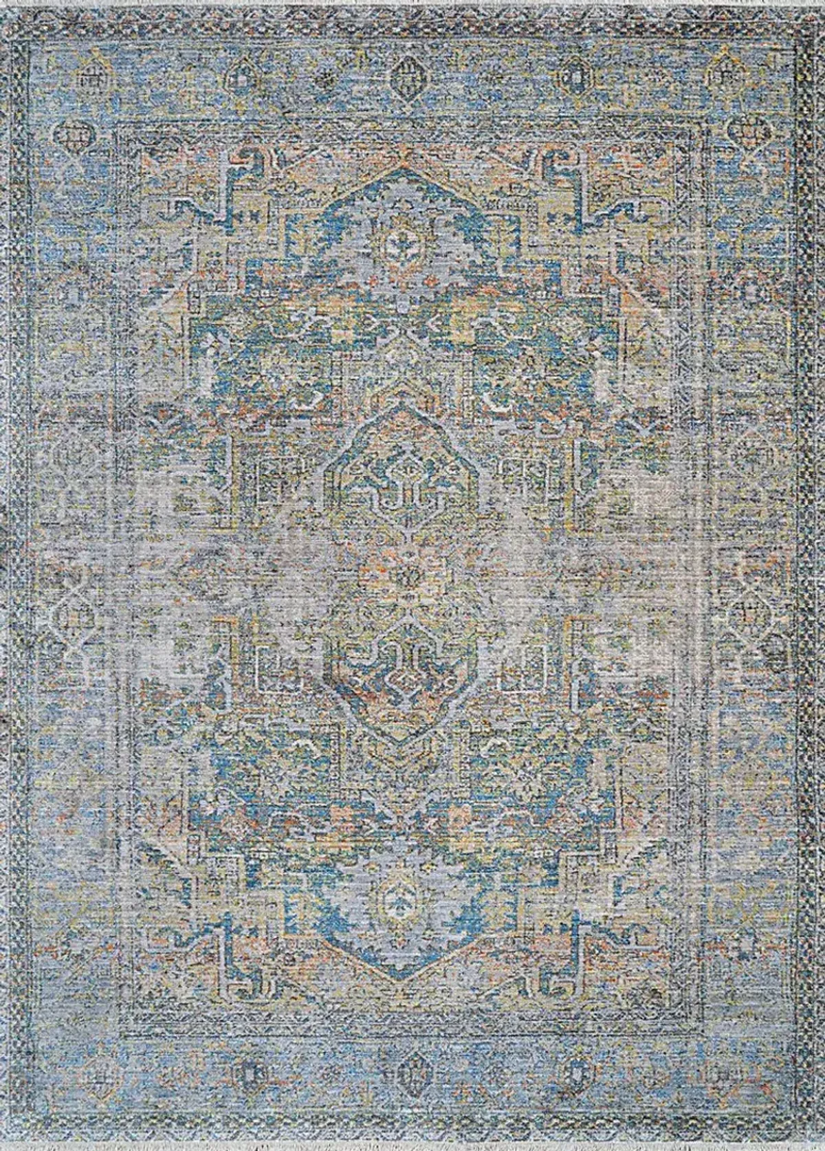 Larchwood Blue/Multi 5'3 x 7'6 Rug