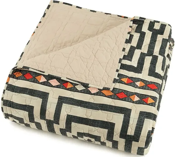 Imlay Black Full/Queen 3 Pc Quilt Set