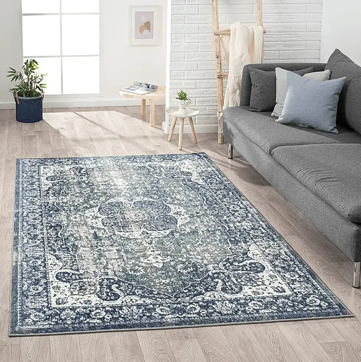 Stelosana Blue 5' x 7' Rug