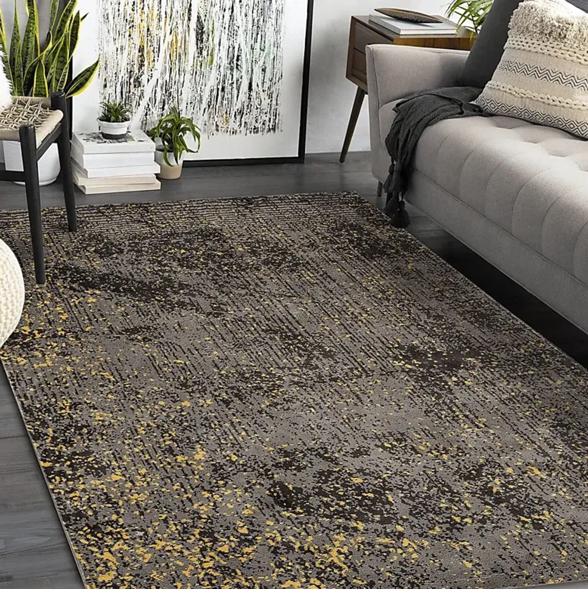 Felernas Gray 7'6 x 9'6 Rug