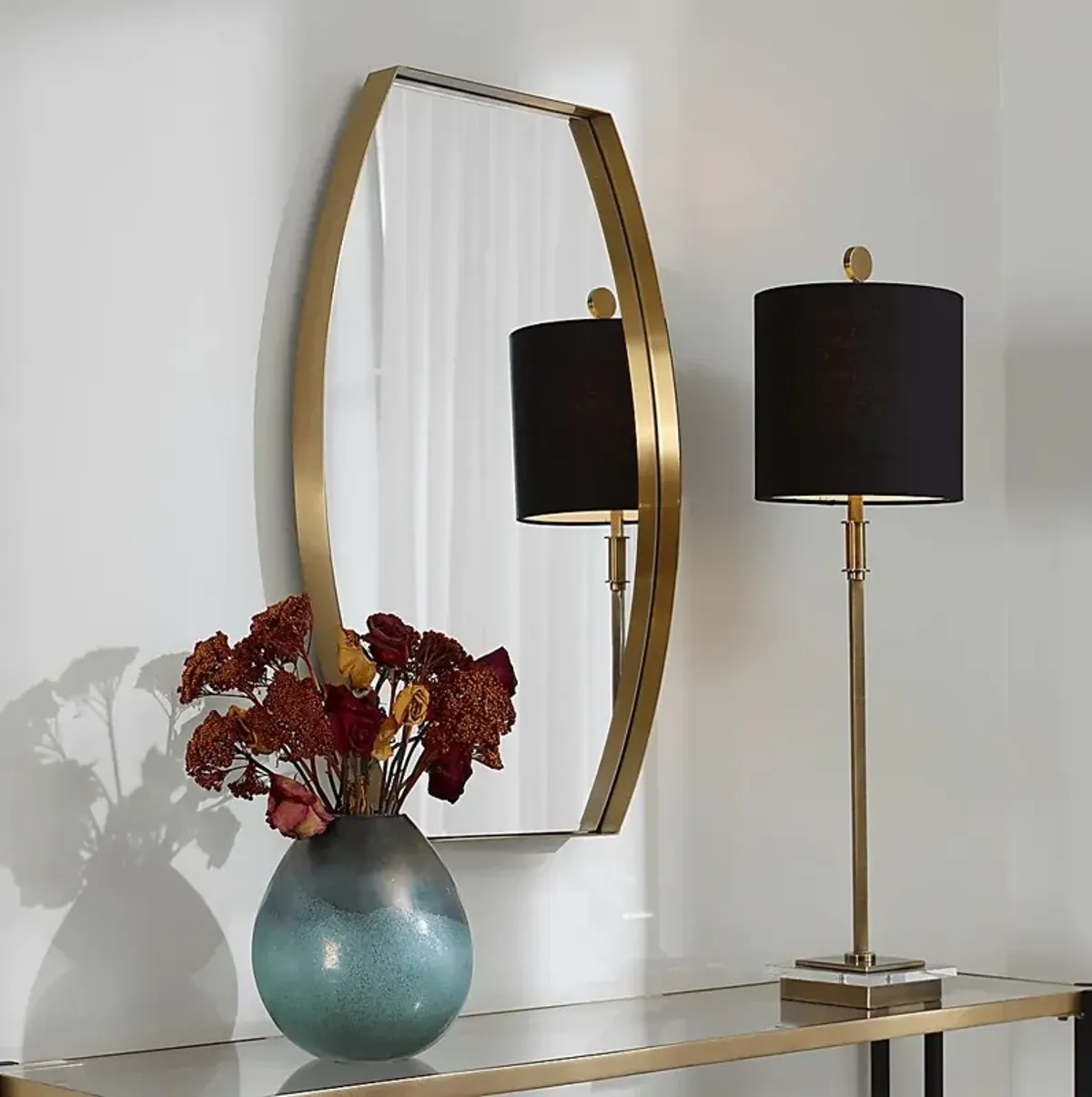 Saintvry Brass Mirror