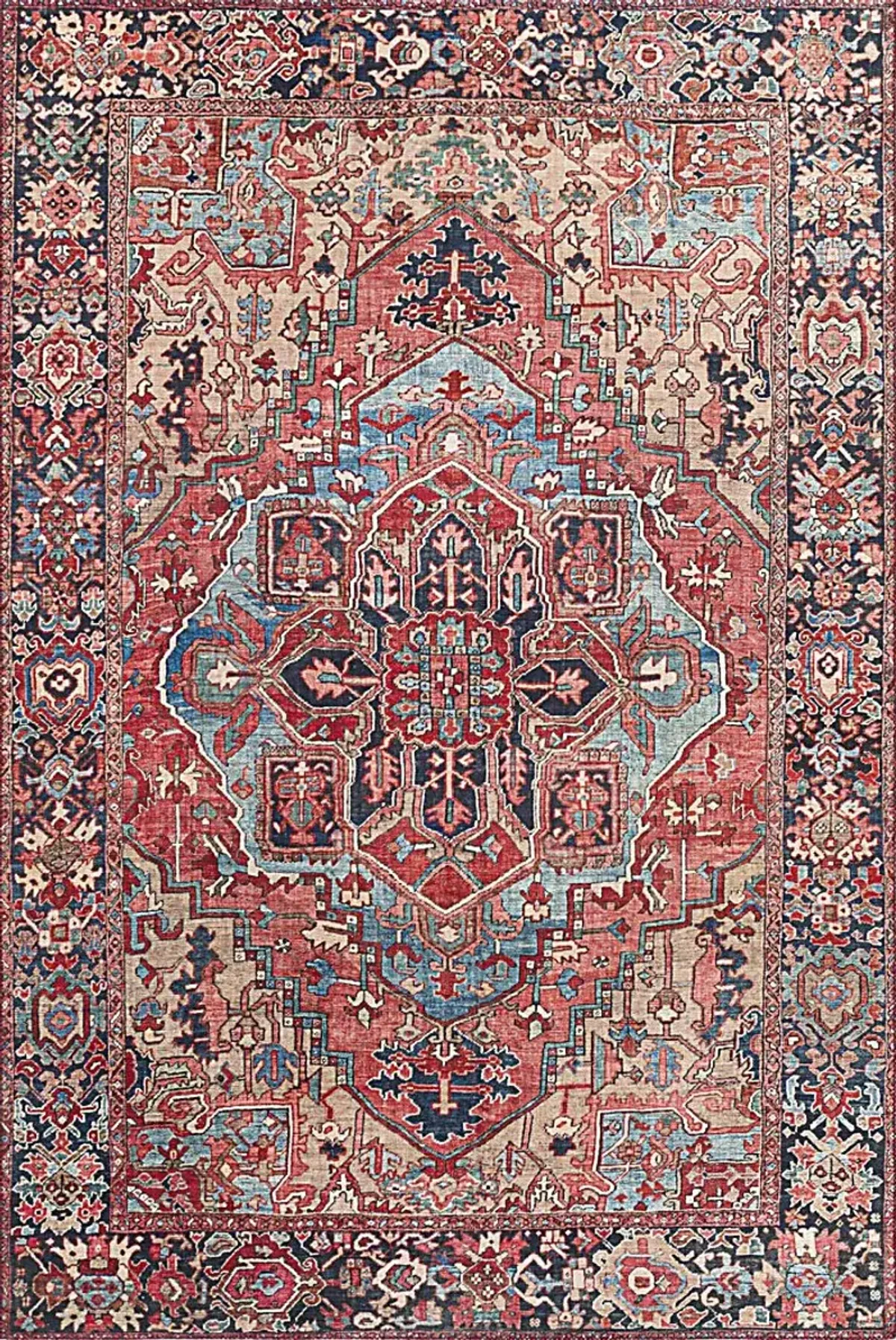 Irellie Red 5' x 7'5 Rug