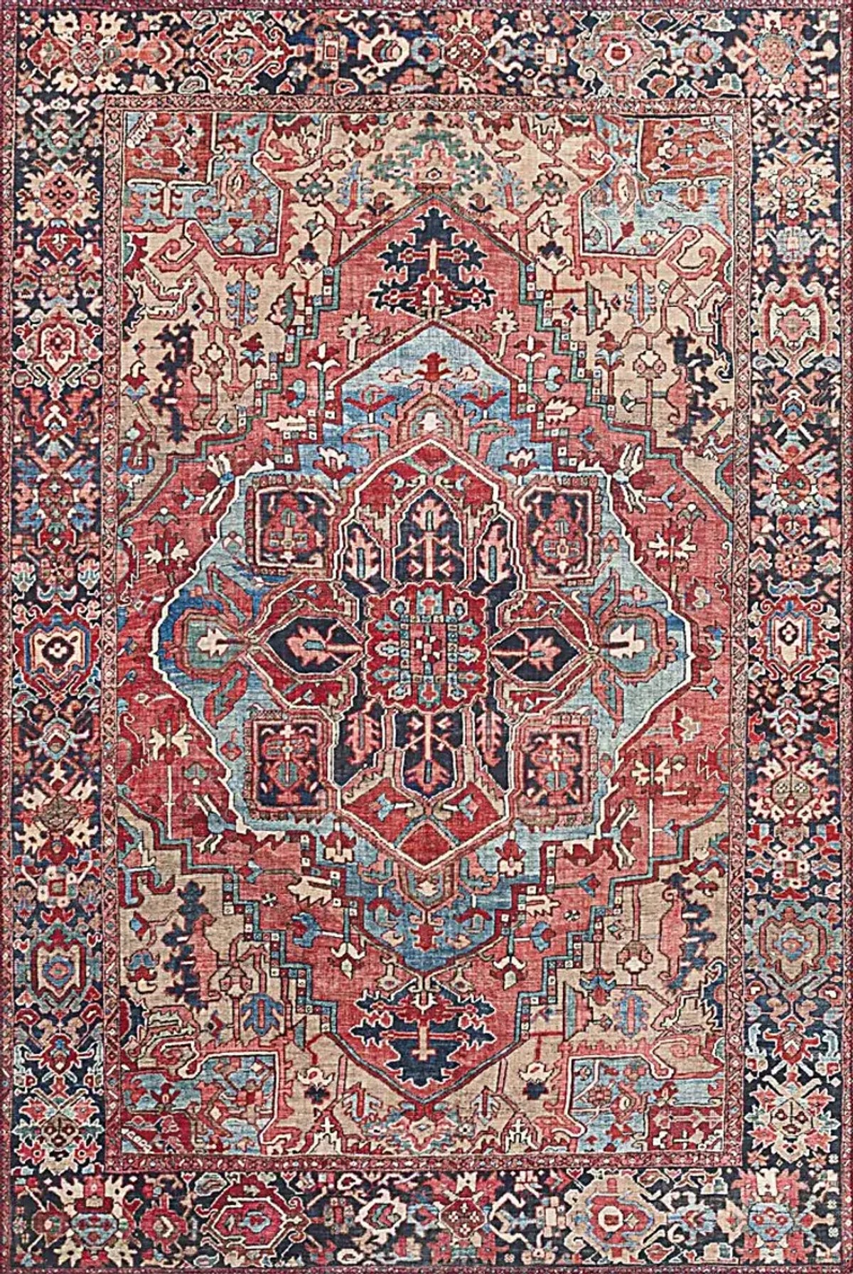 Irellie Red 7'5 x 9'5 Rug