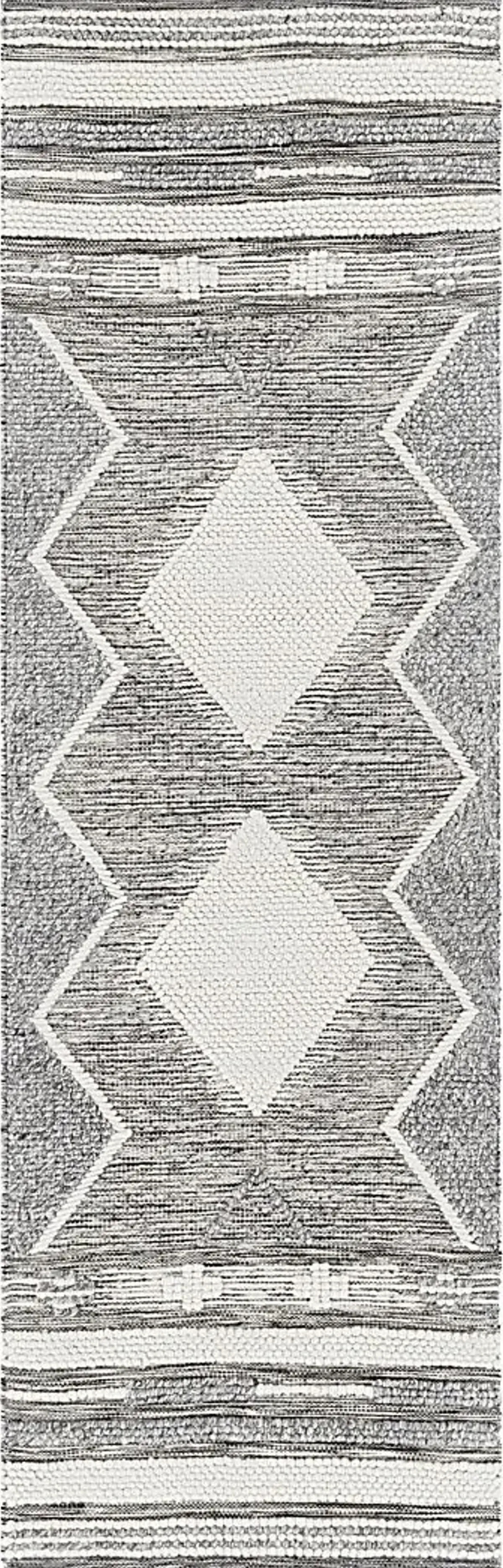 Zaralea Gray 2'5 x 8' Rug