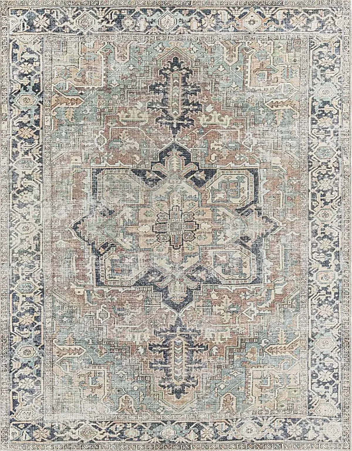 Merkema Red 5'2 x 7'2 Rug