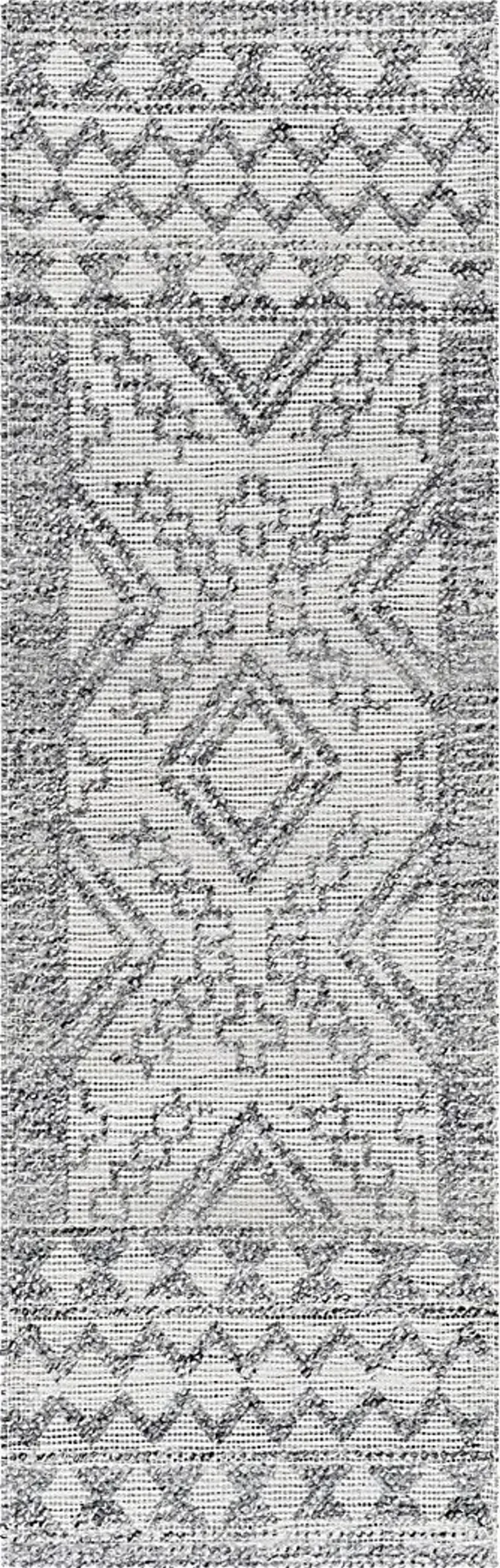 Eploina Gray 2'5 x 8' Rug