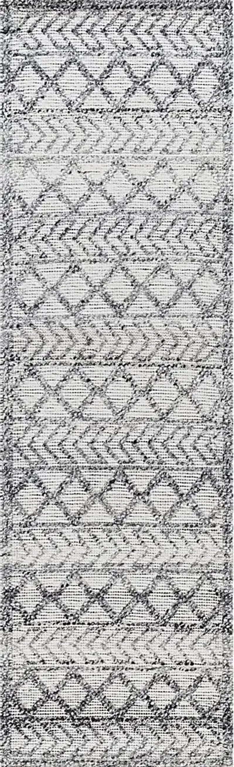 Elsanian Gray 2'5 x 8' Rug