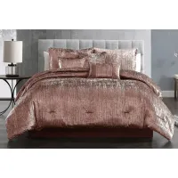 Cliffland Blush 7 Pc King Comforter Set
