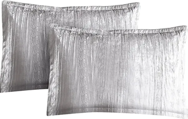 Cliffland Silver 7 Pc Queen Comforter Set