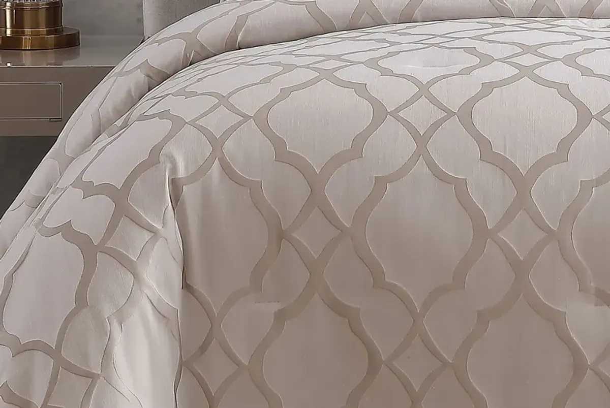 Colboum Champagne 10 Pc King Comforter Set