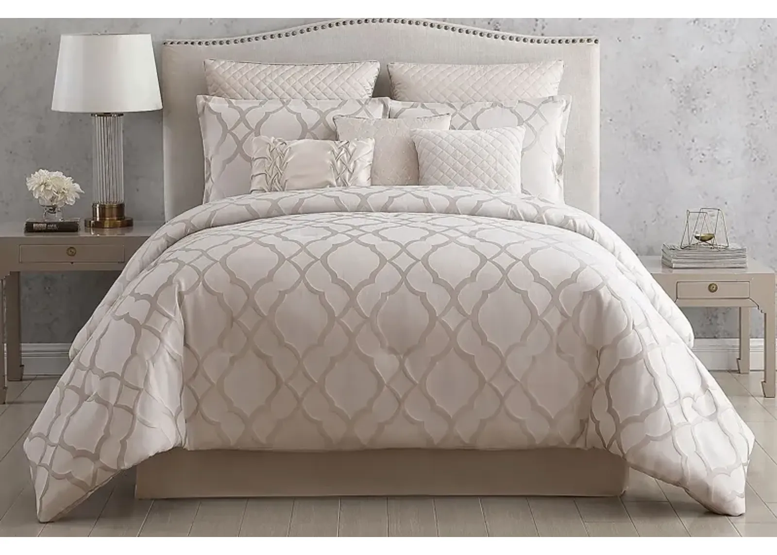 Colboum Champagne 10 Pc King Comforter Set