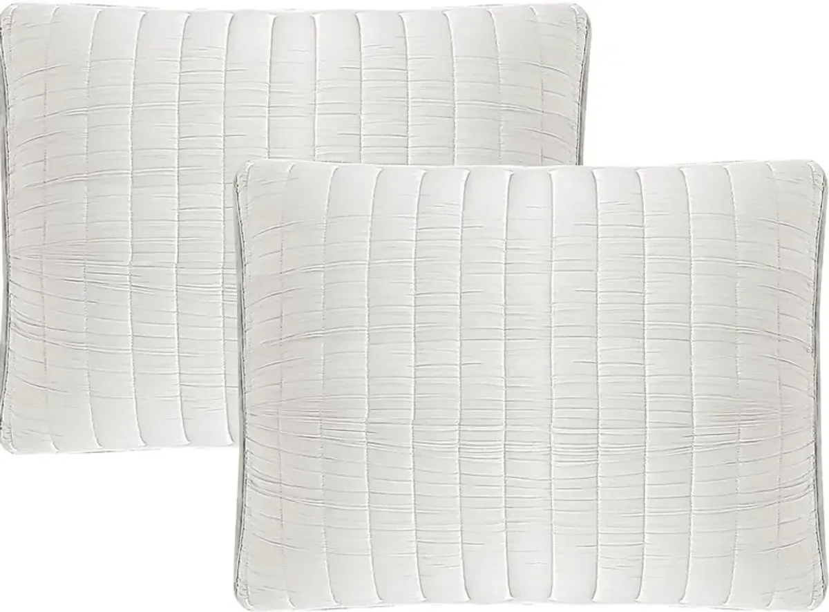 Corvair Ivory 3 Pc Queen Coverlet Set