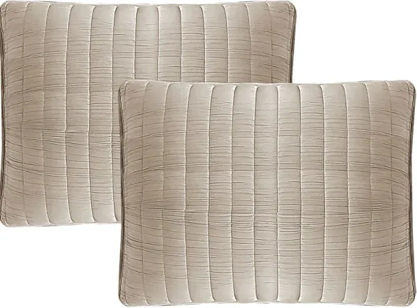 Corvair Tan 3 Pc King Coverlet Set