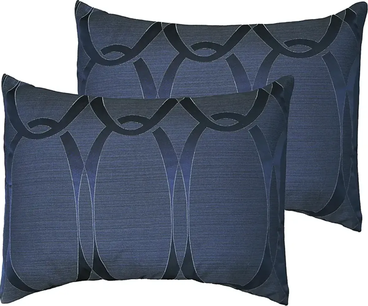 Cuthbert Navy 10 Pc Queen Comforter Set