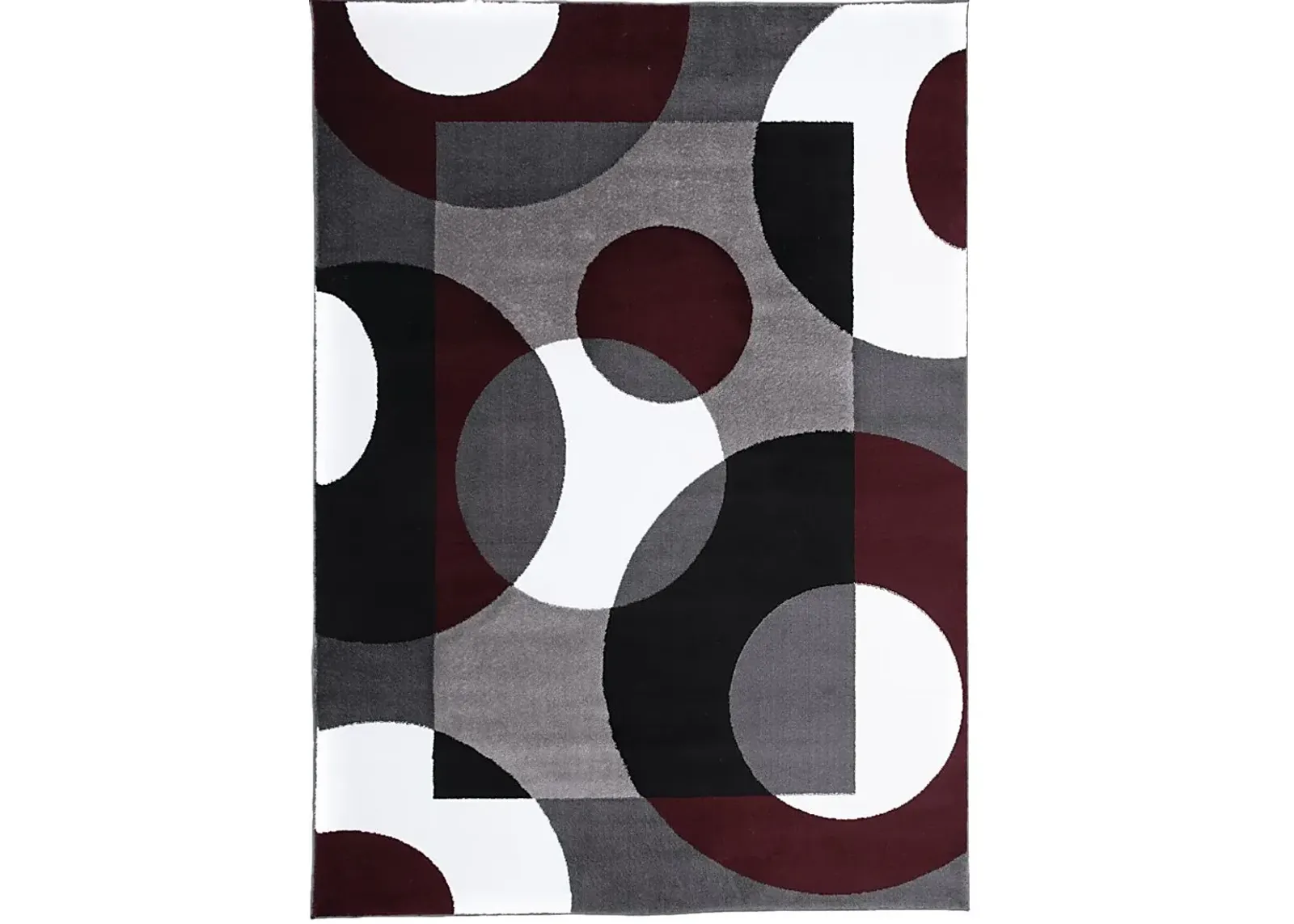 Ailana Burgundy 3'3 x 5' Rug