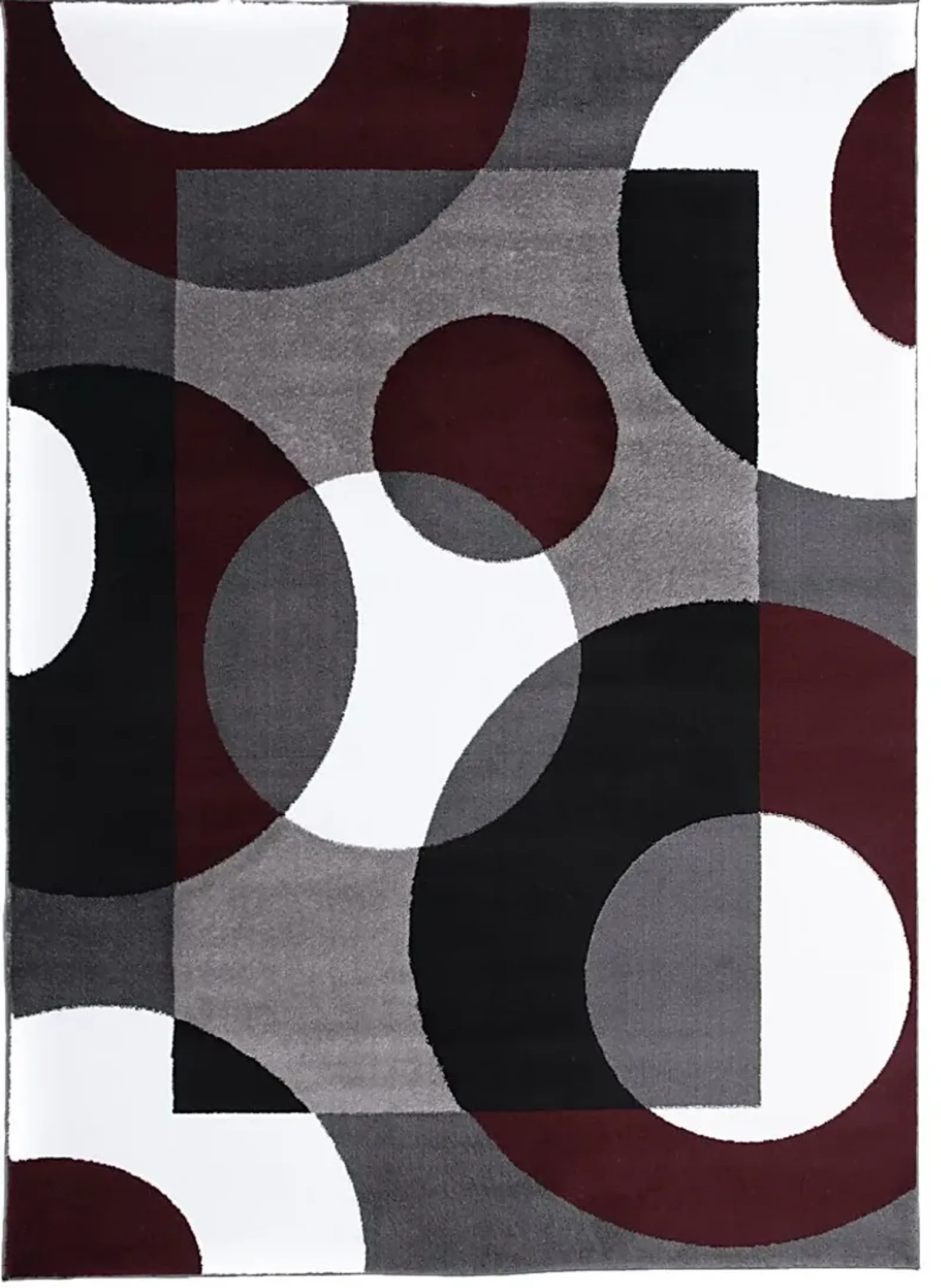 Ailana Burgundy 3'3 x 5' Rug